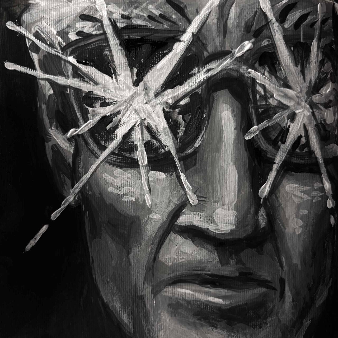 Person sitting in front of computer